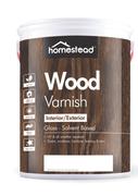 Homestead 1Ltr Wood Varnish or Wood Preservative-Each