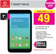Vodacom 7" Smart Tab 3G-On MyMeg 500 Top Up