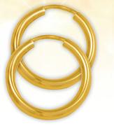 10mm 9Ct Gold And Silver Single Earring Bonded-For 2