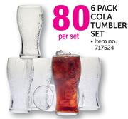6 Pack Cola Tumbler Set-Per Set