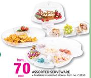 Assorted Serveware-Each