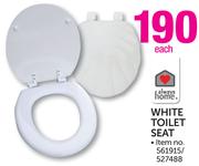 Always Home White Toilet Seat-Each
