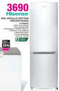 Hisense 299L Metallic Bottom Freezer Fridge H299BME