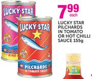 Lucky Star Pilchards In Tomato Or Hot Chilli Sauce-155g Each