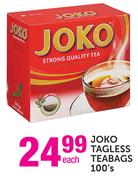 Joko Tagless Teabags-100's pack