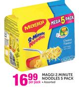 Maggi 2 Minute Noodles 5 pack Assorted-Per Pack