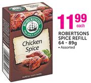 Robertson's Spice Refill Assorted-64 To 89g Each