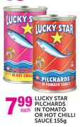 Lucky Star Pilchards In Tomato Or Hot Chilli Sauce-155g Each