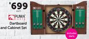 Puma Dartboard And Cabinet Set-Each