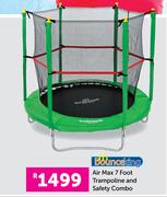 Bounceking Air Max 7 Foot Trampoline And Safety Combo