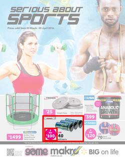 Game : Serious About Sports (20 Mar - 5 Apr 2016), page 1