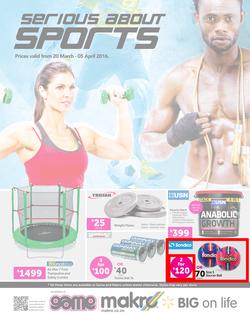 Game : Serious About Sports (20 Mar - 5 Apr 2016), page 1