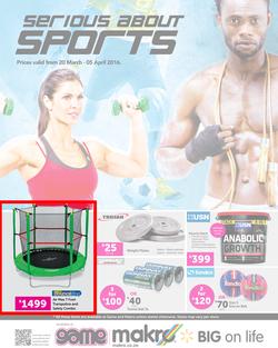 Game : Serious About Sports (20 Mar - 5 Apr 2016), page 1