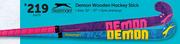 Slazenger Demon Wooden Hockey Stick Size: 32"-37" Girls And Boys-Each