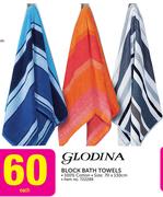 Glodina Block Bath Towels-Each