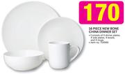 16 Piece New Bone China Dinner Set
