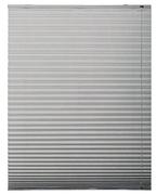 Ready-Made 25mm Fabric Pleated Blinds(Silver/Grey) 1000x1000mm