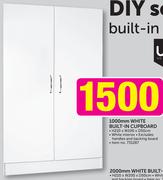 Ucan 1000mm White Built-In Cupboard