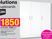 Ucan 1500mm White Built-In Cupboard