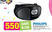 Philips Portable Radio-CD AZ105B