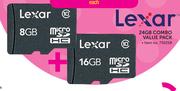 Lexar 24GB Combo Value Pack-Each