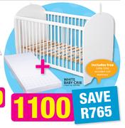 White Baby Crib