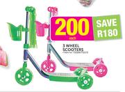 3 Wheel Scooters-Each