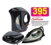 Sunbeam 3 Piece Black Starter Pack-Per Set