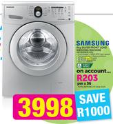 Samsung 6Kg Silver Front Load Washing Machine