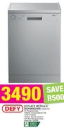 Defy 12 Place Metallic Dishwasher DDW176