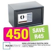 Mainstays Mini Lockable Digital Box