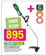 Trimtech 1000W Trimmer Plus 2mm Twinpack Line-Per Bundle