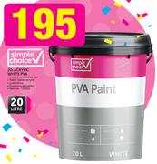 Simple Choice 20Ltr Acrylic White PVA