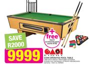 Easi Eight Coin Operated Pool Table