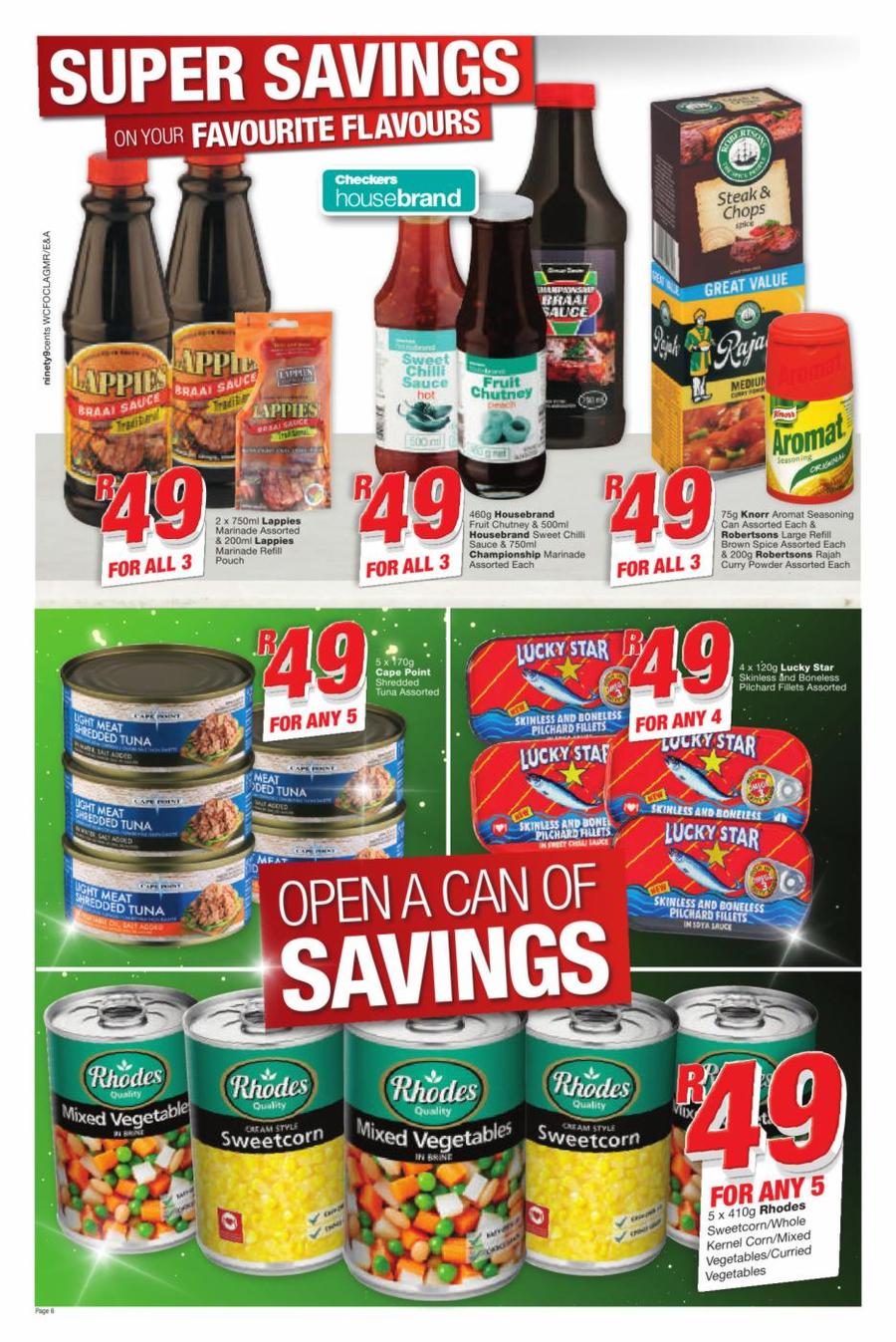 Checkers Hyper Western Cape : January Savings