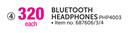 Polaroid Bluetooth Headphones-Each