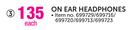 Polaroid On Ear Headphones-Each