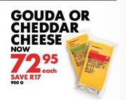 Gouda or Cheddar Cheese-900gm Each
