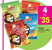 Simba Chips Assorted-4x125g