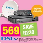 DSTV HD Decoder DSD4136 4U