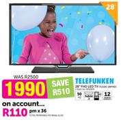 Telefunken 28" FHD LED TV TLEDE-28FHD