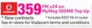 Xbox One 500GB Console Plus Need For Speed Rivals-On MyMeg 500MB Top Up