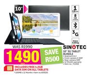 Sinotec 10" 3G Tablet Bundle-Each
