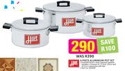 Hart 6 Piece Aluminium Pot Set