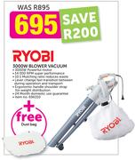 Ryobi 3000W Blower Vacuum