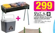 Out&About Large Braai Plus 26Ltr Pride Cooler Box-Per Bundle