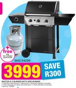 Master Q3 Burner With Side Burner
