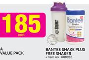 Bantee Shake Plus Free Shaker-Each