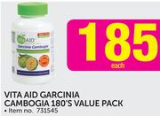 Vita Aid Garcinia Cambogia Value Pack-180's Each