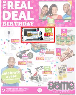 Game Nairobi : The Real Deal Birthday (19 May - 25 May 2016), page 1